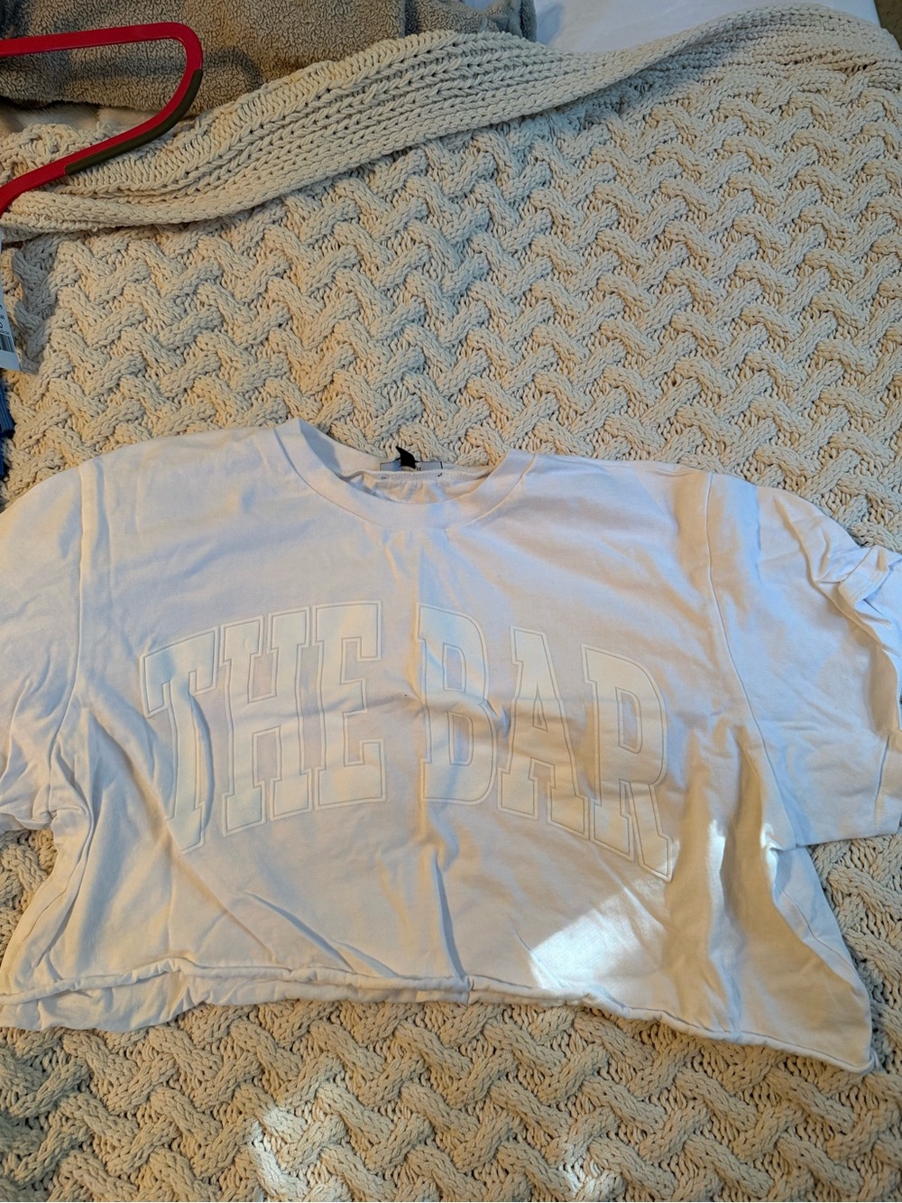 The Bar cropped tshirt